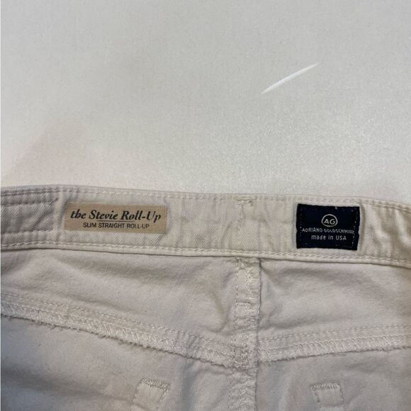 AG Adriano Goldschmied The Stevie Roll Up Slim Straight Denim Jean Women Size 26 - Picture 9 of 13